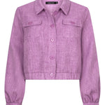 Ydence Jacket Jinte | Paars in Licht lavendelpaars, overshirt