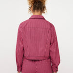 Ydence Jacket Kalina | Roze/Burgundy in Combinatie, rechtvallend