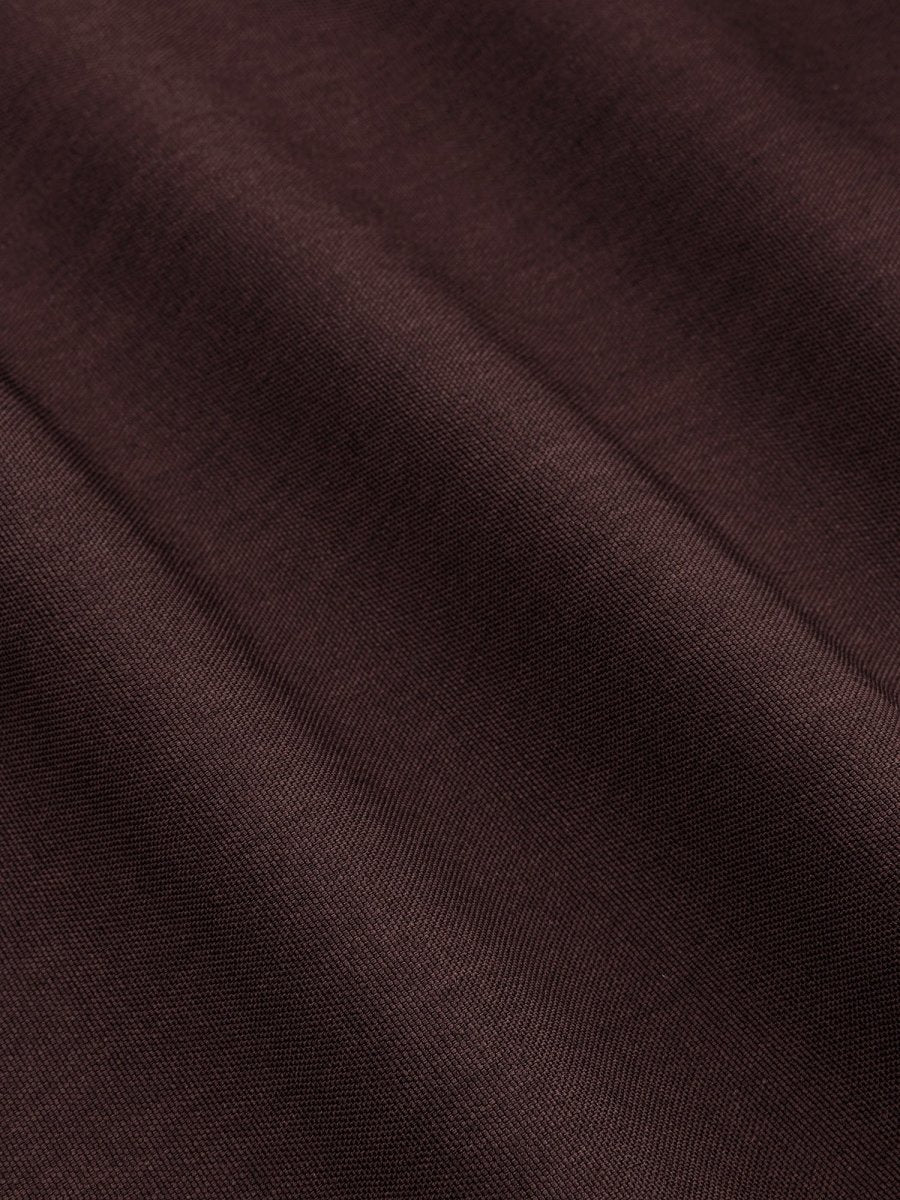 Korte blazer Ydence Ayla in roodbruin – detail van de stof | Jo&Co Club