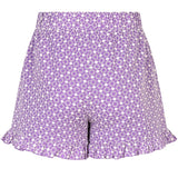 Achterzijde van de lila Ydence short Larissa met elastische tailleband.