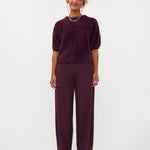Broek in aubergine | Ydence Blythe | Jo&Co Club