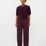 Broek in aubergine | Ydence Blythe | Jo&Co Club