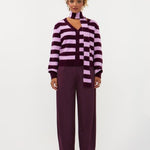 Broek in aubergine | Ydence Blythe | Jo&Co Club