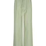 Ydence Pants Bregje | Groen in licht, gedempt groen, broek met Wijde pijpen