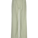 Ydence Pants Celeste | Groen Geruit in Salgiegroen en wit, Wide leg, rechtvallend