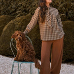 Broek in camel | Ydence Geneve | Jo&Co Club