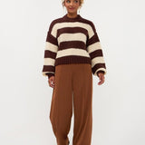 Broek in camel | Ydence Geneve | Jo&Co Club
