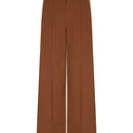 Vrijstaande productfoto van een broek in camel op een witte achtergrond | Ydence Geneve | Jo&Co Club