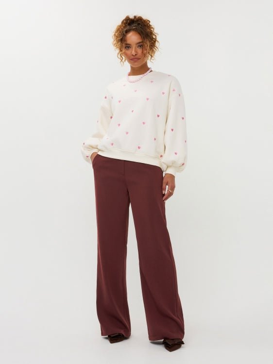 Ydence Pants Solange Brown – Broeken van Ydence, kleur XS, maat | Jo&Co