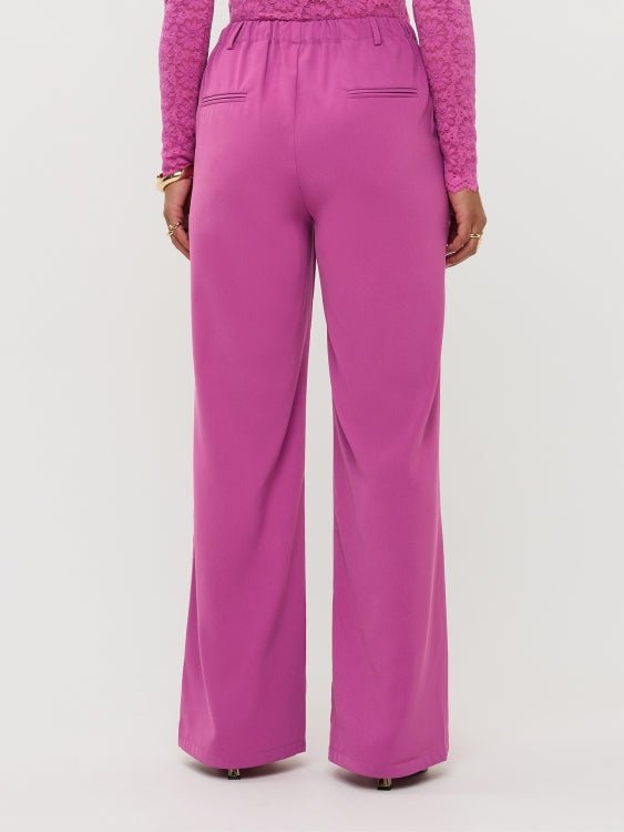 Ydence Pants Solange Fuchsia Roze – Broeken van Ydence, kleur XS, maat | Jo&Co