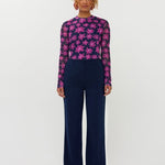 Ydence Pants Solange Navy – Broeken van Ydence, kleur XS, maat | Jo&Co