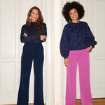 Ydence Pants Solange Navy – Broeken van Ydence, kleur XS, maat | Jo&Co