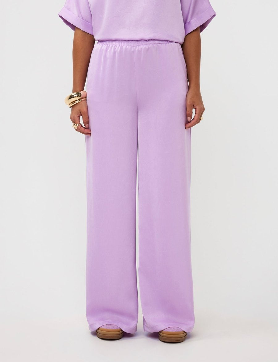 Ydence Pants Wendy | Violet – Broeken van Ydence, kleur 34/XS, maat | Jo&Co Club