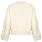 Witte pluizige trui Ydence Patty – achterkant | Jo&Co Club