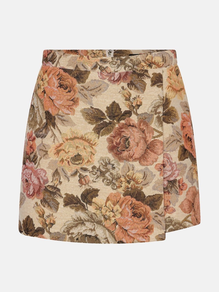 productfoto van de violette skort van ydence voorkant.