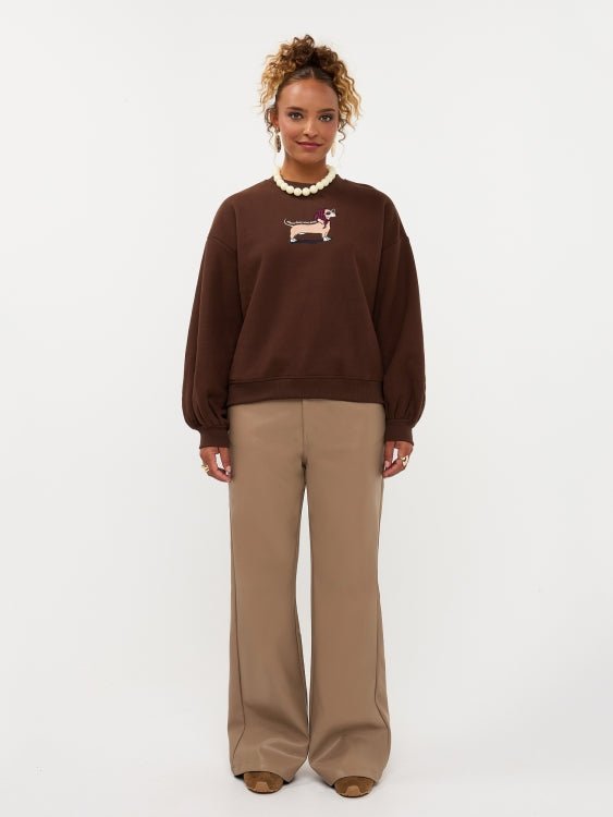 Trui in bruin | Ydence Classy | Jo&Co Club