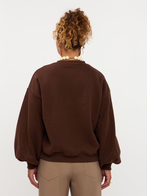 Trui in bruin | Ydence Classy | Jo&Co Club