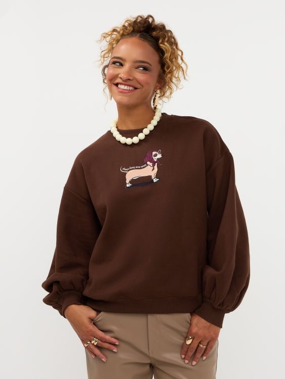 Trui in bruin | Ydence Classy | Jo&Co Club