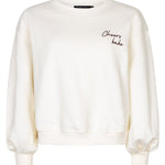 Ydence productfoto sweater cheers babe ecru.
