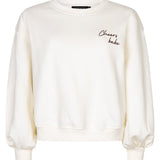 Ydence productfoto sweater cheers babe ecru.