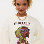 Trui in ecru | Ydence fluffy | Jo&Co Club