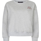 productfoto ydence sweater roll with it grijs voorkant.