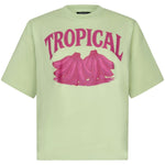 Ydence T-shirt Tropical Groen – T-Shirts van Ydence, kleur 34/XS, maat | Jo&Co Club