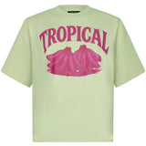 Ydence T-shirt Tropical Groen – T-Shirts van Ydence, kleur 34/XS, maat | Jo&Co Club