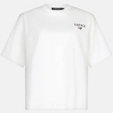 Vrijstaande productfoto voorkant Ydence Caffè T-shirt in off-white | Jo&Co Club