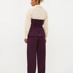 Top in aubergine | Ydence Asher | Jo&Co Club