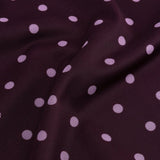 Detailopname van de stof van een top in pruim | Ydence Bailey | Jo&Co Club