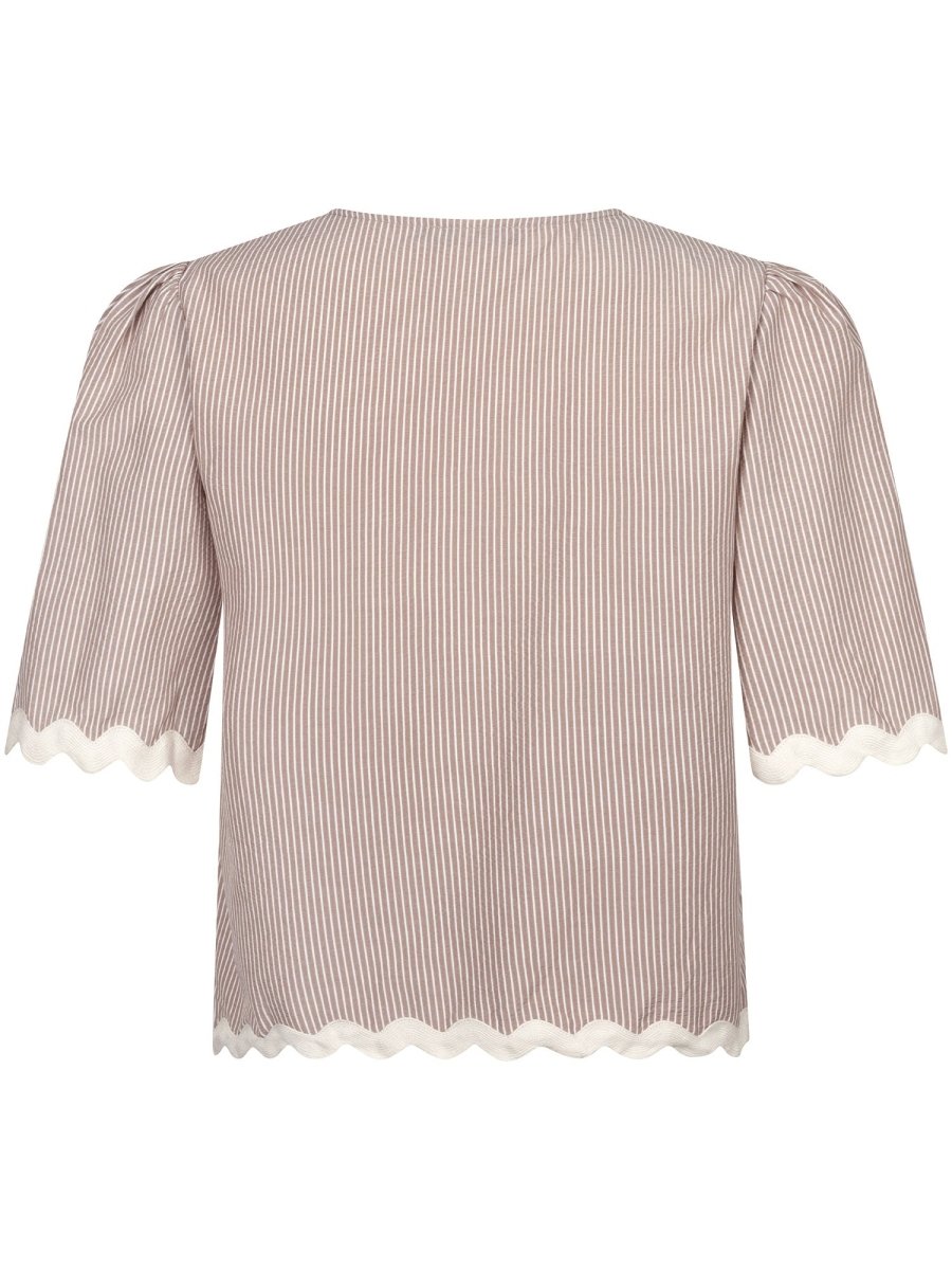 Dit is een vrijstaande productfoto van de achterkant van een blouse | Ydence Coco | Jo&Co Club