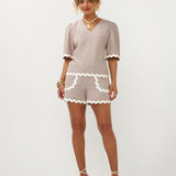 Ydence Top Coco | Sand