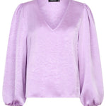 Ydence Top Nyma | Violet – Tops van Ydence, kleur 34/XS, maat | Jo&Co Club
