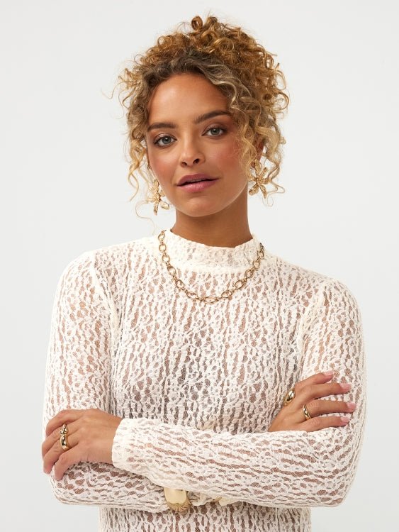 Top in ecru | Ydence Roberta | Jo&Co Club