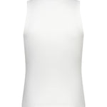 Dit is een productfoto van de achterkant van een mouwloze top | Ydence Sea shells | Jo&Co Club