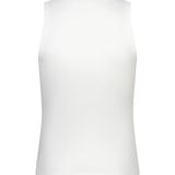 Dit is een productfoto van de achterkant van een mouwloze top | Ydence Sea shells | Jo&Co Club