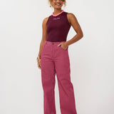 Ydence Top Très jolie | Burgundy – Tops van Ydence, kleur 34/XS, maat | Jo&Co Club