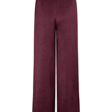 Bordeaux wijde broek Ydence Cecillia – achterkant | Jo&Co Club
